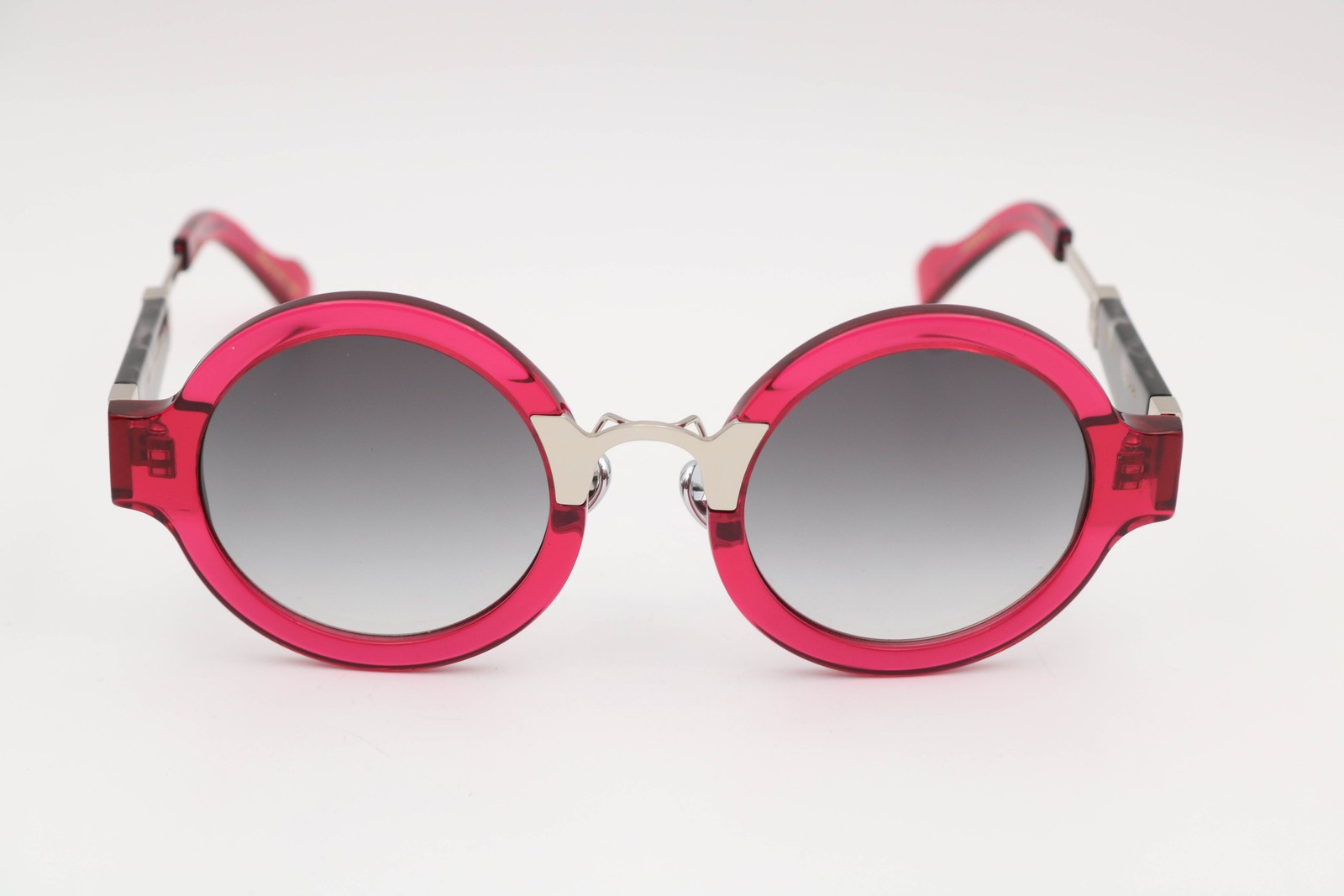 Cb Pram Red Round Sunglasses 48-23-145