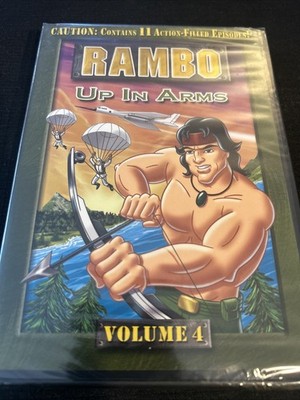 Rambo: Up In Arms - Volume 4 (DVD, 1986) Animated Cartoon Brand New