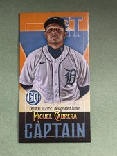 Miguel Cabrera 2021 Topps Gypsy Queen Captains Minis Detroit Tigers #CM-MC II580