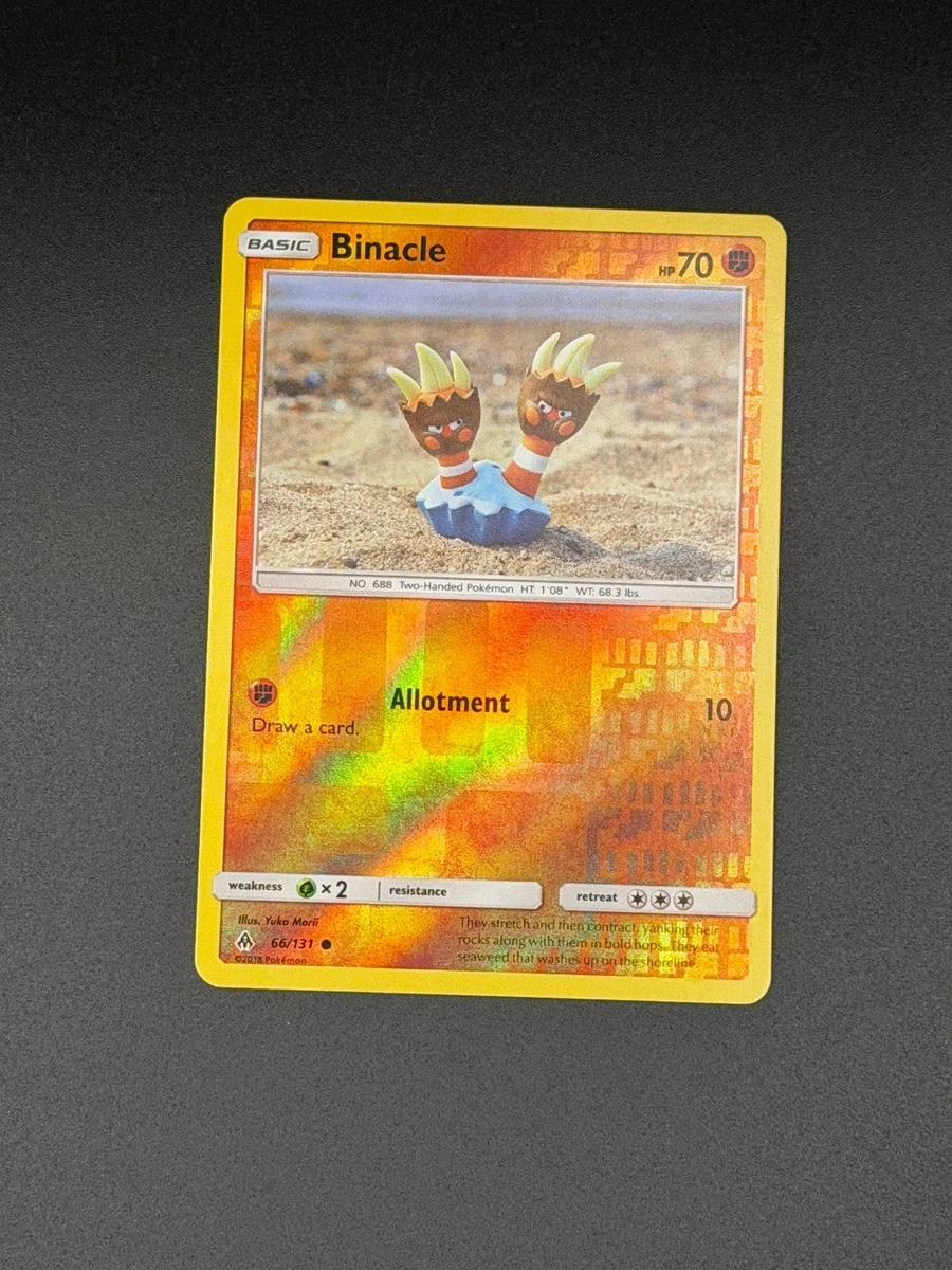 Binacle Pokémon TCG Cards for sale