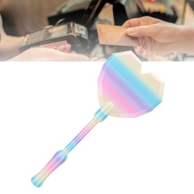 3D-gedruckter Herz Kartenhalter Verdeckte Kartenaufnahme Bezahlung 3W9P