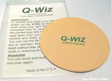 Q-Wiz Shaft Conditioner/Polisher - Pool Cue Care Smoothing Accessory Ships Fast!