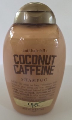 OGX Anti-Hair Fall + Coconut Caffeine Strengthening Shampoo, 13 Oz