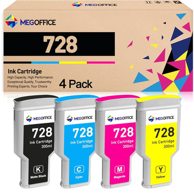 Ink Cartridge for HP 728 DesignJet T830 MFP & T730 Large Format Plotter Printers