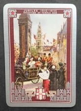 1 Vintage Playing Card Worshipful 1935 - Jubilee 1910-1935 Reception Temple Bar