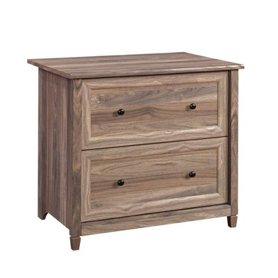 SAUDER Decorative Lateral File Cabinet 33.3'' W, Water Washed Walnut 2-Drawers