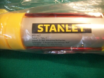 STANLEY BarFlex LED-Arbeitsscheinwerfer – 14 LEDs, 90 Lumen, Magnetischer Standfuß, 360° Haken, Mit 3x AA-Batterien