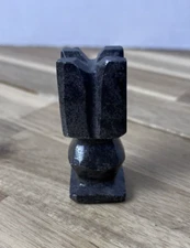 Black Marble Onyx Stone Aztec Replacement *ROOK* Chess Piece