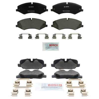 Bosch Quietcast Front Rear Semi-Met Disc Brake Pad Kit For LR4 Range Rover Sport