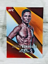 2017 TOPPS UFC FIRE #40 JOSEPH BENAVIDEZ RED HOT PARALLEL FOIL SSP (#137/142)