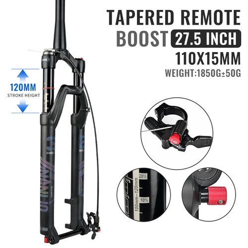 Bicycle Suspension Air Fork Rebound Adjustment Straight/Tapered RL/LO Bike Fork - Picture 46 of 46