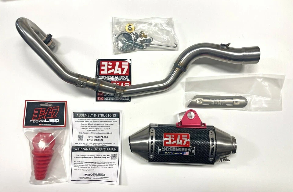Yoshimura 2430522 RS2 RS-2 full exhaust system for Kawasaki KLX110, KLX110L - Image 2 of 4