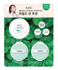 AHC Safe On Mild Sun Cushion Compact 1pcs  Refill 2pcs K-Beauty
