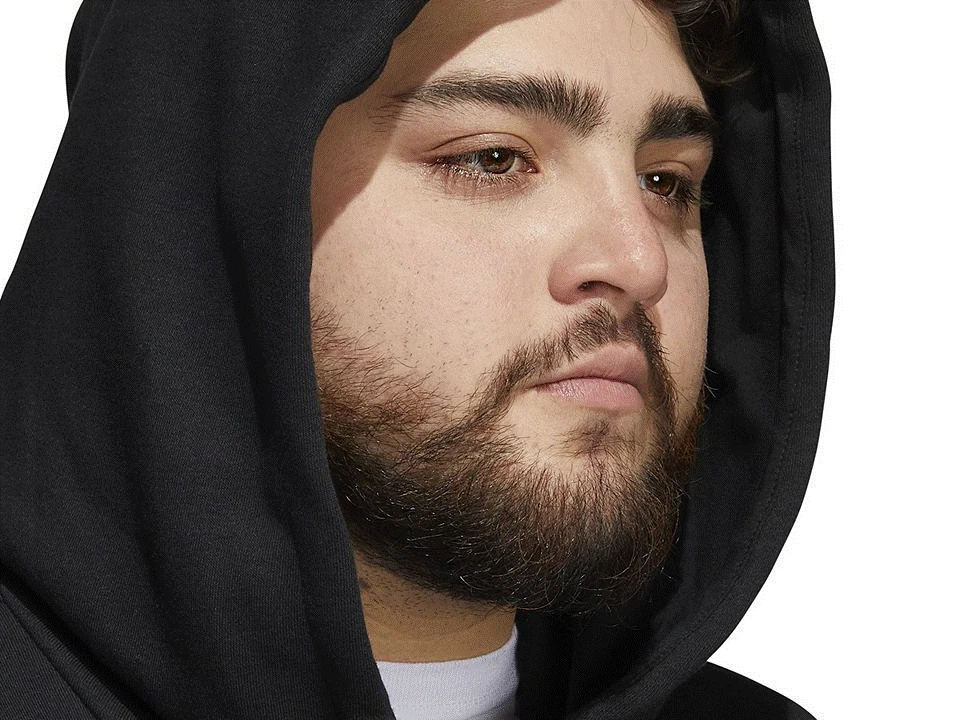  NUEVO CON ETIQUETAS SUDADERA CON CAPUCHA PARA HOMBRE ADIDAS H39888 M CAMUFLAJE INSIGNIA OF SPORT NEGRA/CAMUFLAJE $60  Foto 4 de 4