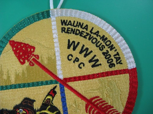 Mint BSA OA WAUNA LA-MON'TAY 2006 RENDEZVOUS PATCH SET 4.25" - Picture 2 of 2