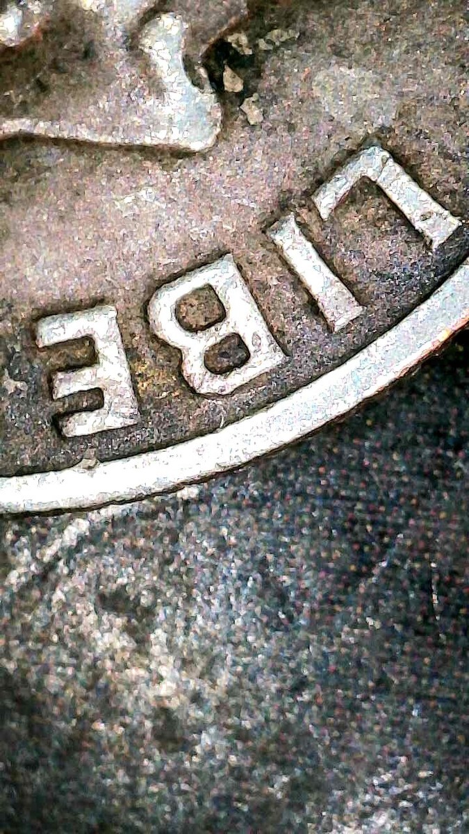 1947-S Over D Roosevelt Dime XF/AU Condition. Rare Error Details