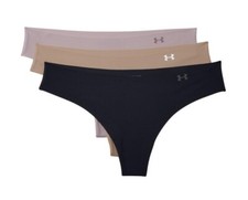 UNDER ARMOUR 3 PACK THONG WITH LASER EDGE NEW IN PACKAGE SIZE X-LG STYLE 132615