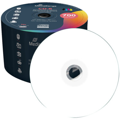 MediaRange CD-R 700MB 52x printable, 50er-Spindel