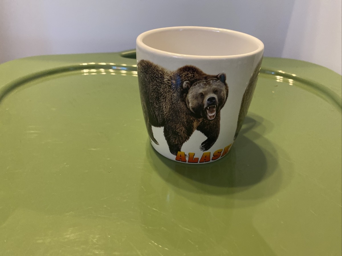 alaska bear coffee mug by artic circle Bear figural head inside Roar! Cool  Mug | eBay