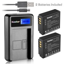 Kastar Battery and LCD Slim USB Charger for Panasonic CGA-S007 Lumix DMC-TZ