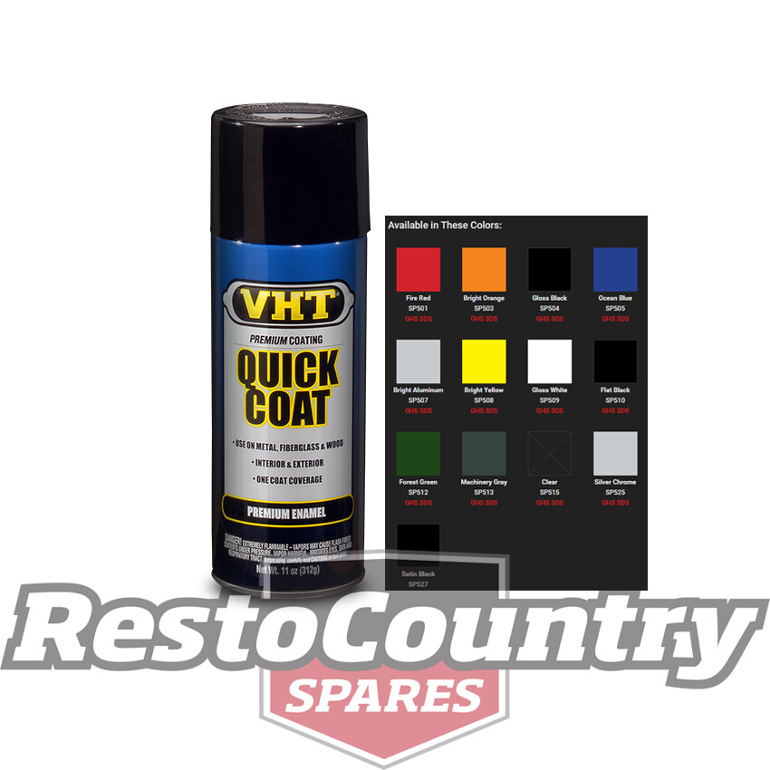 VHT Enamel Spray Paint QUICK COAT Premium Interior + Exterior Enamel ...