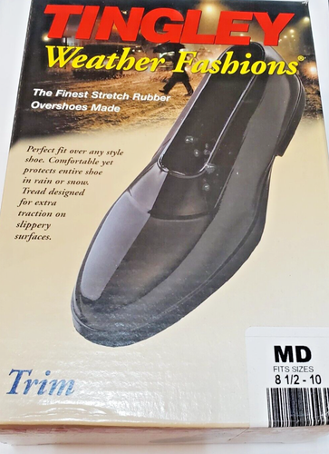 TINGLEY 1800 Trim Comfortable Rubber Overshoe Galoshes Rain S M L XL - Afbeelding 4 van 4