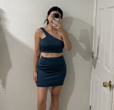 Women’s Lulus Body on Dress Cut Out Size Medium M Blue
