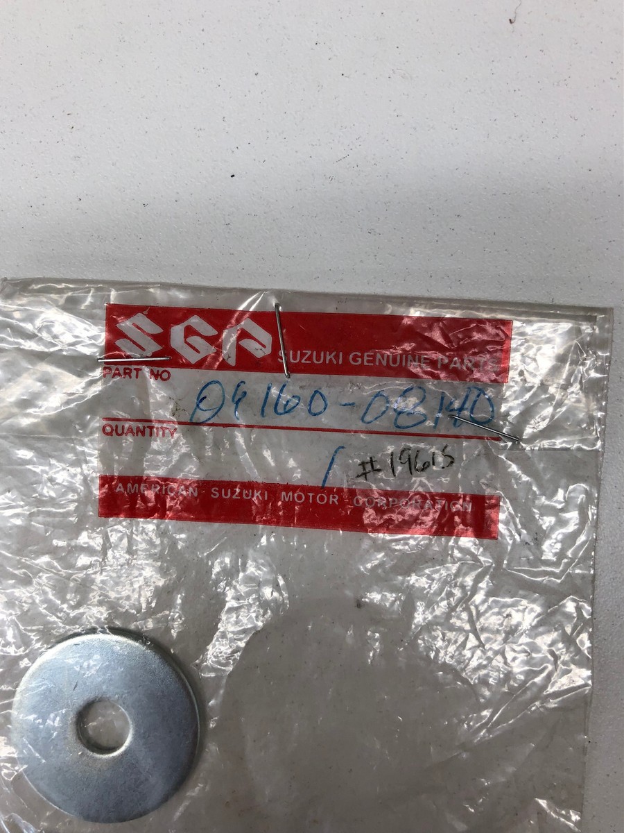 Suzuki OEM NOS Original Genuine Motorcycle P/N 09160-08140 Vintage