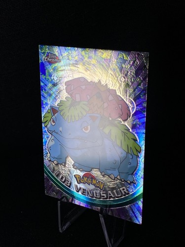Venusaur #03 - Topps Chrome SPECTRA - Pokemon Topps Chrome Series 1 - Foto 8 di 11
