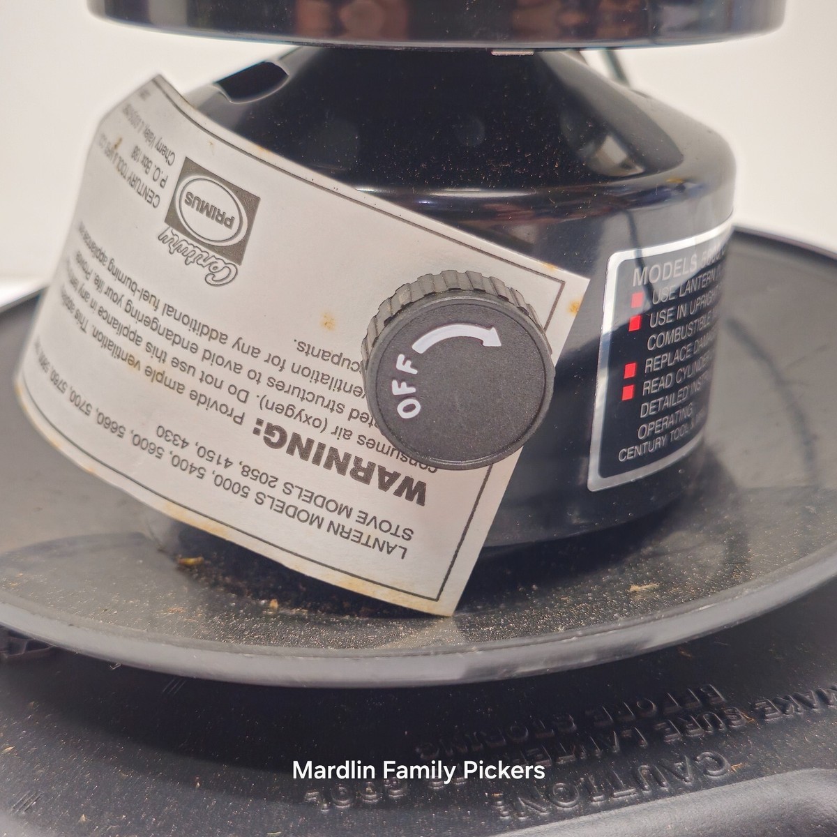 PRIMUS - Century Primus プロパンランタン Vintage Century Primus Double Mantle Propane Lantern 5660