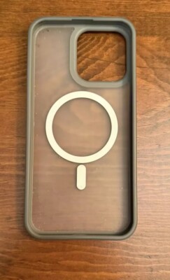 Aulofe Case for iPhone 15 Pro Max, Compatible w/ MagSafe, Translucent / Gray