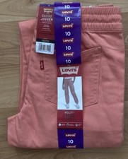Levi's Youth CARGO Jogger jean pull-on waistband orange Size 10