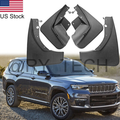 For Jeep Grand Cherokee 2011-2022 4Pcs Black Front Rear Splash Mud Guards Flaps