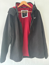 Hollister XL Coat New Black Zip Up