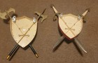Set Of Japan Made Medieval Sword Plaques Collection Wall Decorative Arts — photo 4