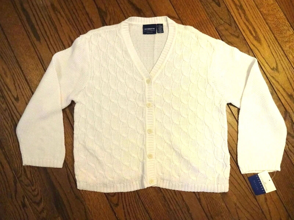 White clearance cardigan ebay