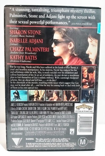 DIABOLIQUE ORIGINAL RAODSHOW RELEASE 1996 ACTION THRILLER VHS MOVIE PAL - Picture 4 of 4