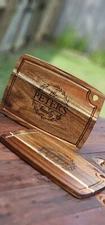 Custom Engraved Personalized Walnut Cutting Board | Wedding Housewarming Gift