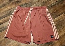 Men's Adidas Originals Short Length Solid Swim Shorts Pink HT4361 XXL NWT