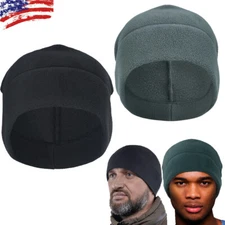Military Style Polar Fleece Beanie Watch Skull Cap Cold Weather Warm Winter Hat