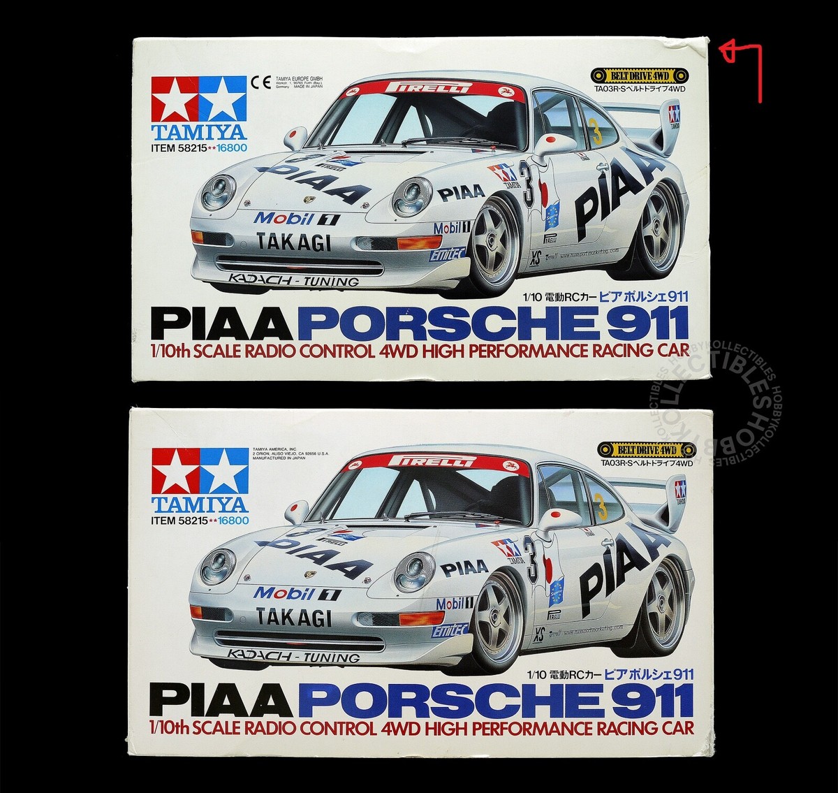 TAMIYA PIAA PORSCHE 911 1/10 ラジコンカー タミヤ 電動RCカーシリーズ 1/10RC ポルシェ 911 カレラ RSR（TT
