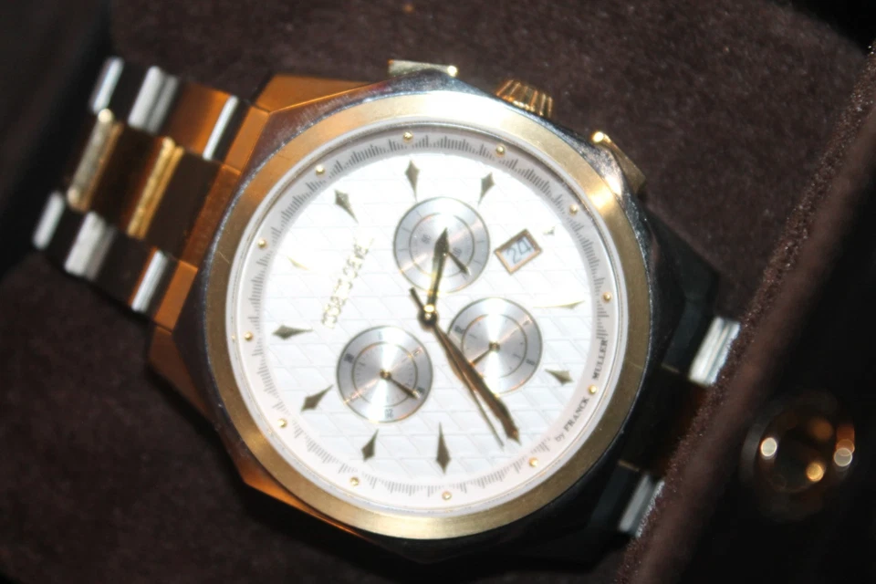 Roberto Cavalli Watch men's GEOMETRY & OCTAGON Luxury STEEL BRACELET $ - Image 3 of 4