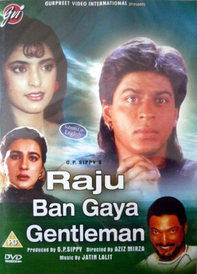 Raju Ban Gaya Gentleman - DVD - BRAND NEW - GVI -  Shah Rukh Khan - Juhi Chawla