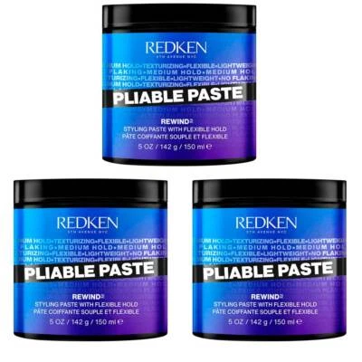 Redken Pliable Paste 3x 150 ml = 450ml Haargel