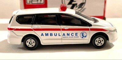 Tomica Honda Odyssey Ambulance Event Model Toy Car USED From Japan