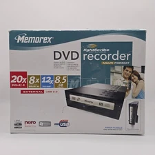Memorex MRX-530LE EXTERNAL DVD Lightscribe Recorder - OPEN BOX
