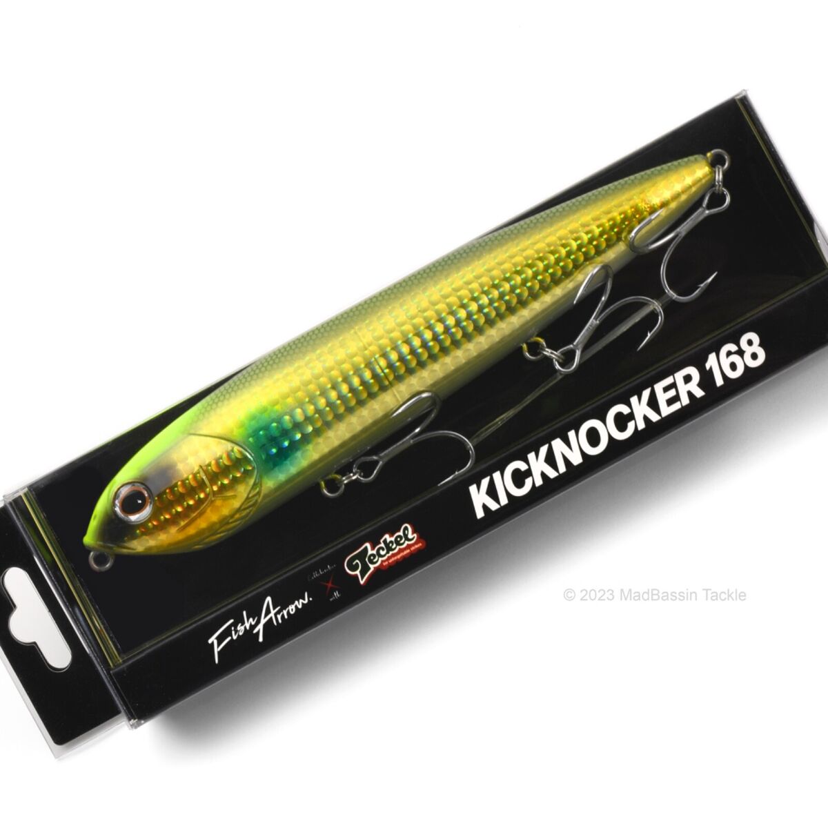 Fish Arrow x Teckel Kicknocker 168 Walking Topwater Plug Fish Arrow x Teckel Kicknocker 168 Walking Topwater Plug
