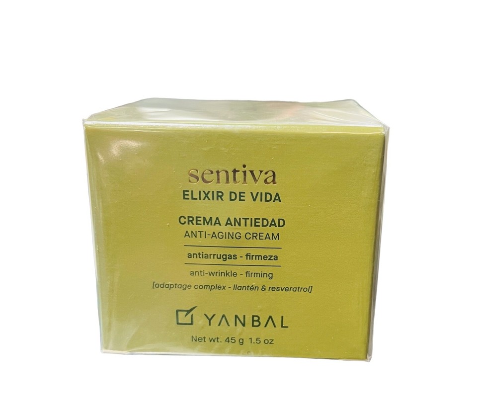 Crema Sentiva Elixir De Vida AntiEdad Complejo Recontituyente Yanbal