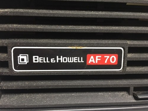 BELL & HOWELL AF70 CUBE Slide Projector Auto Focus Lumina 35mm Works Black MCM - Picture 7 of 20