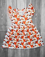 Mickey Pumpkin Dress Halloween Fall Dress